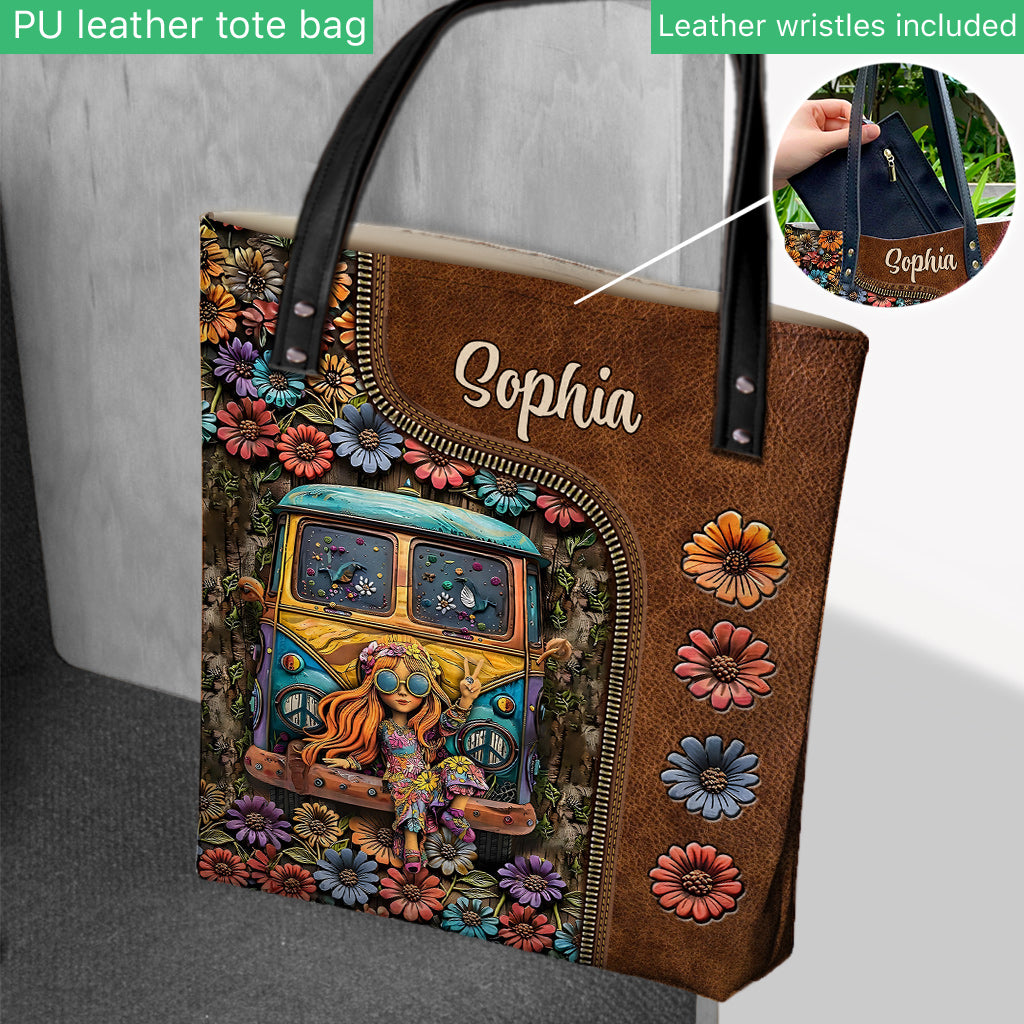 Sac fourre-tout hippie personnalisé Hippie Soul