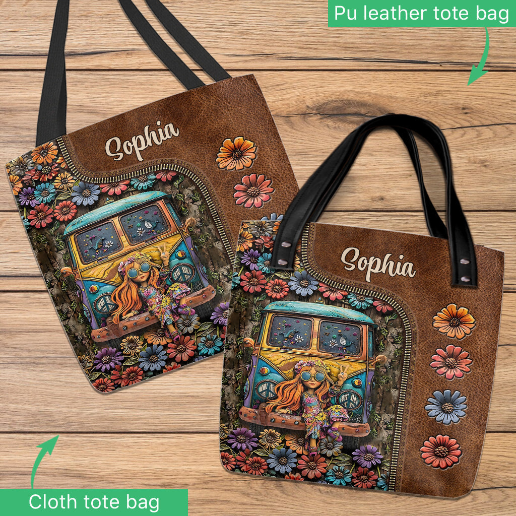 Sac fourre-tout hippie personnalisé Hippie Soul