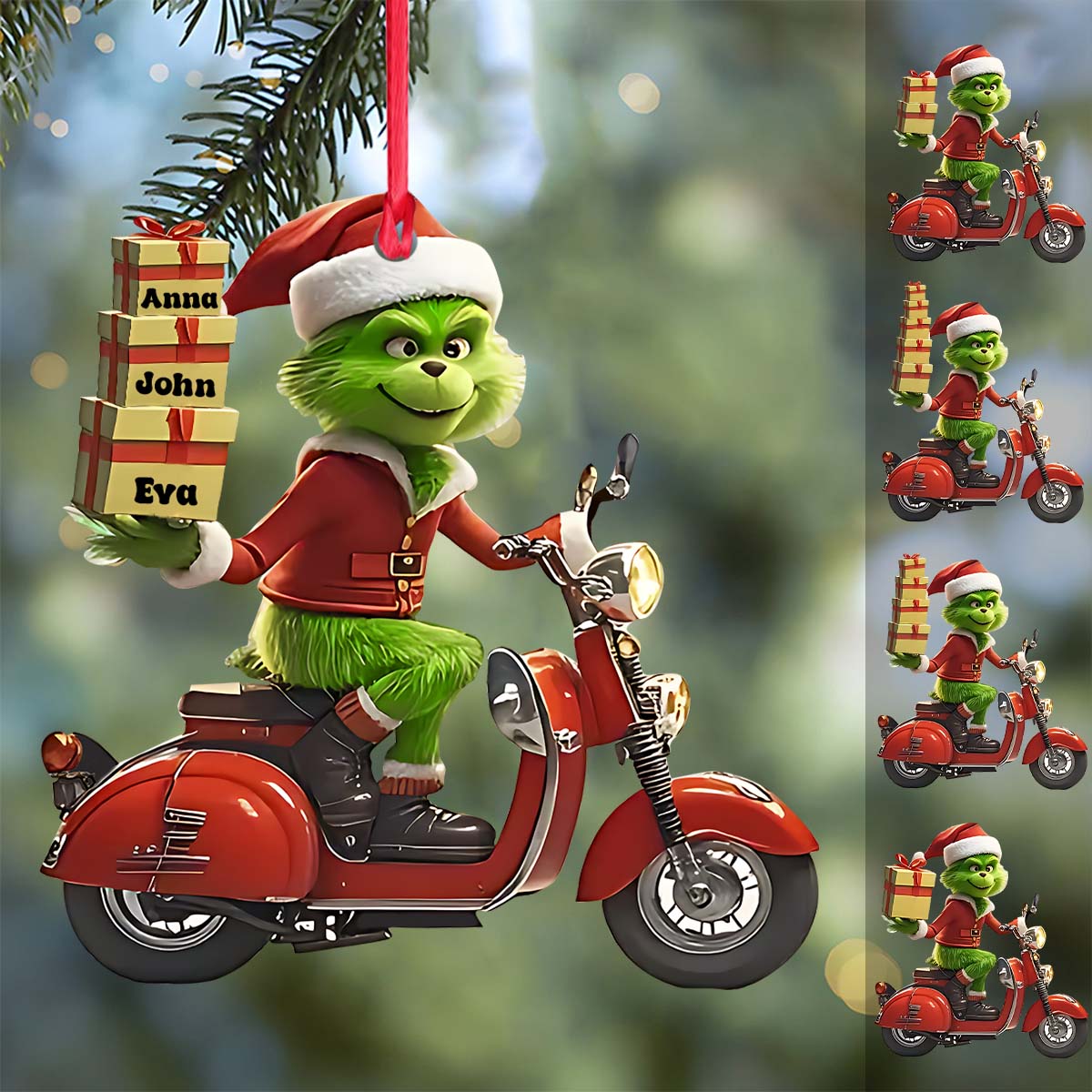 Joyeux Grinchmas - Étole de Noël personnalisée