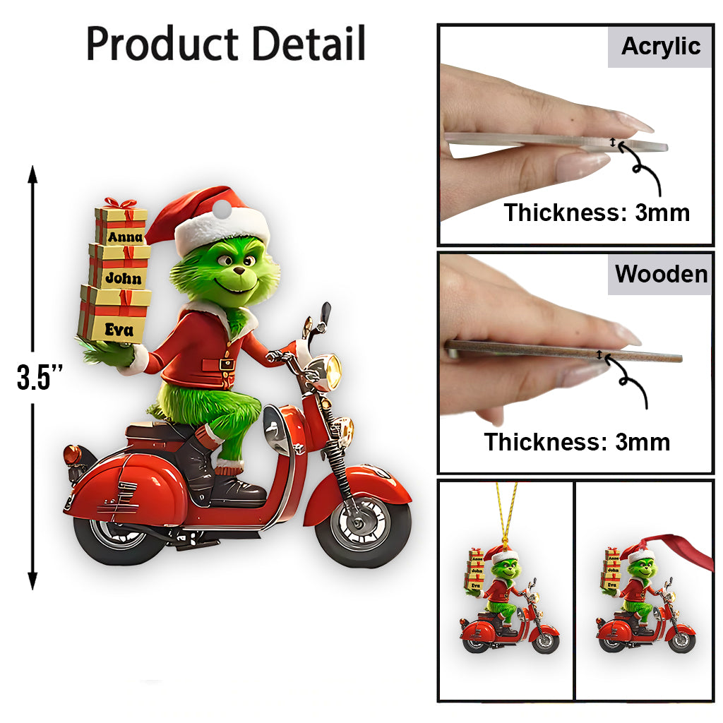 Joyeux Grinchmas - Étole de Noël personnalisée