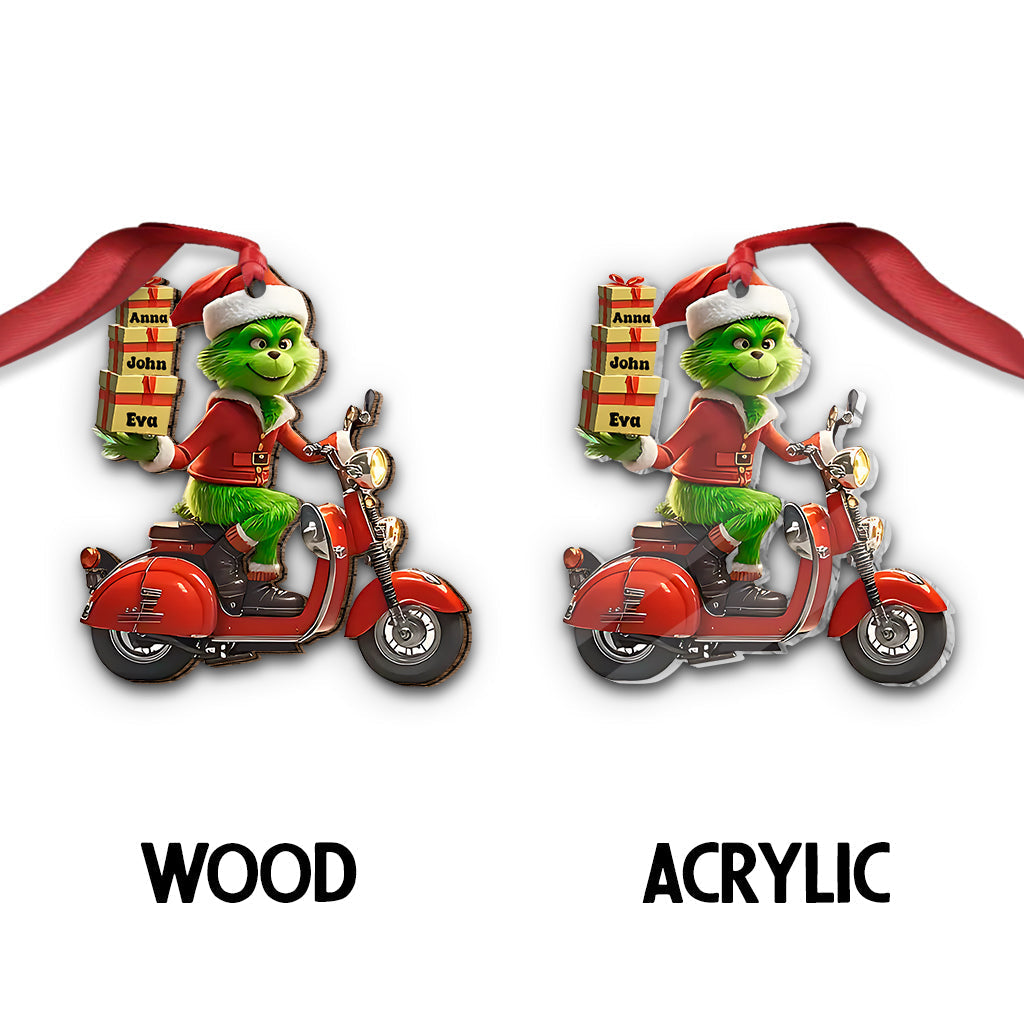 Joyeux Grinchmas - Étole de Noël personnalisée