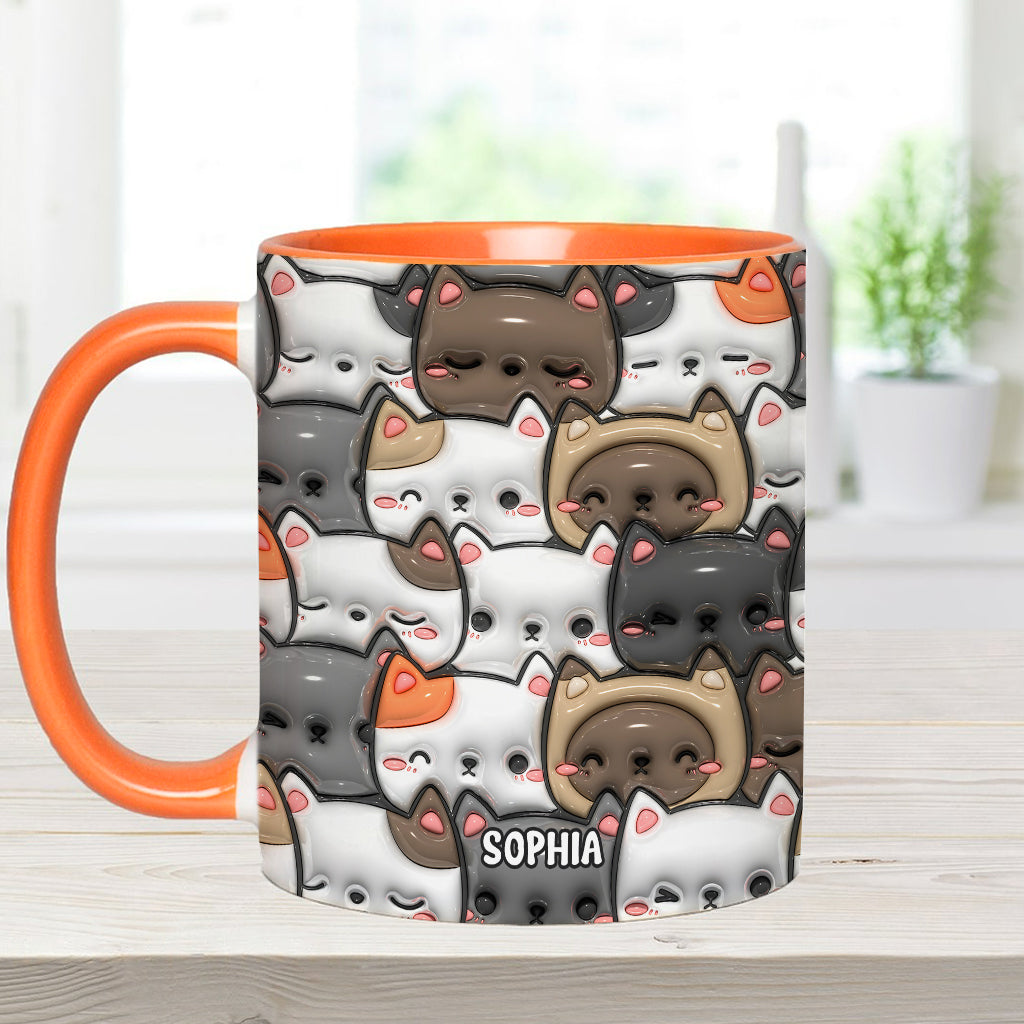 Yes I Do Need All These Cats - Personalized Cat Accent Mug