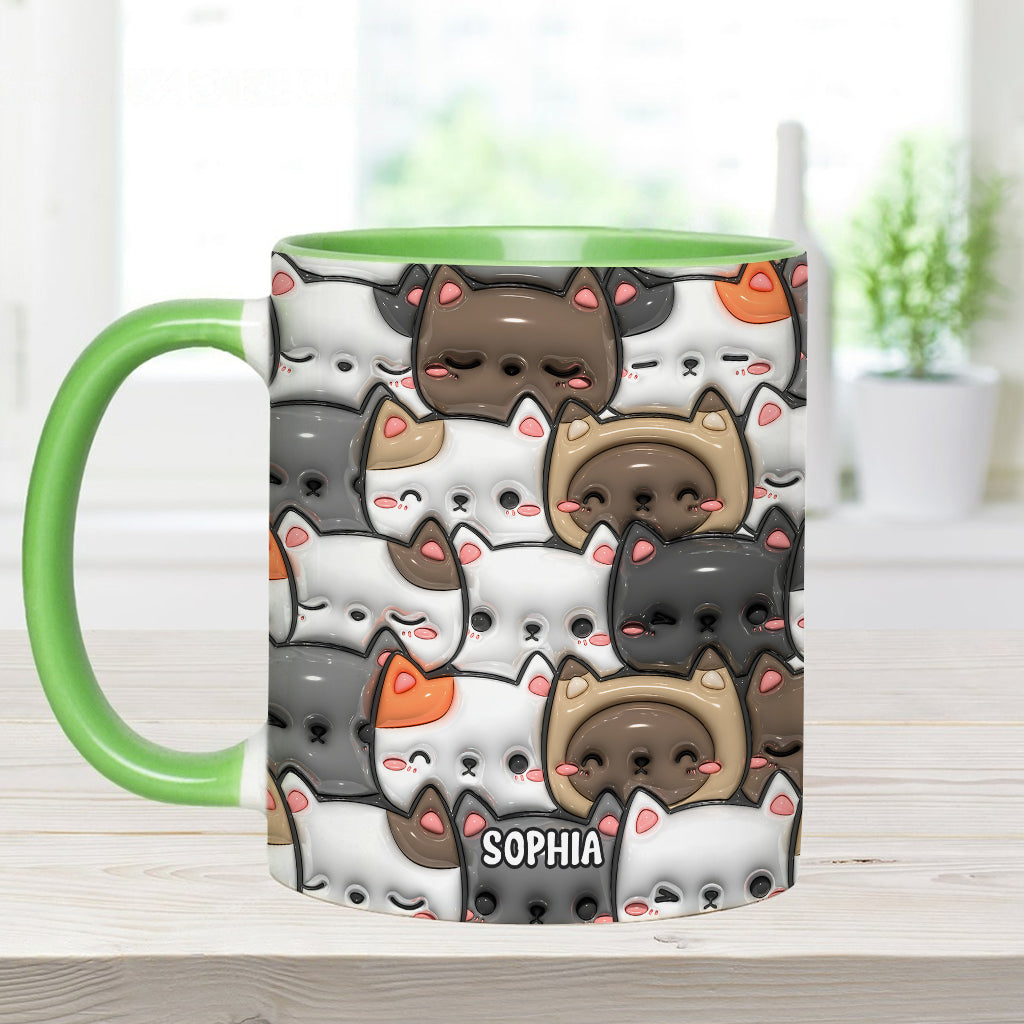 Yes I Do Need All These Cats - Personalized Cat Accent Mug