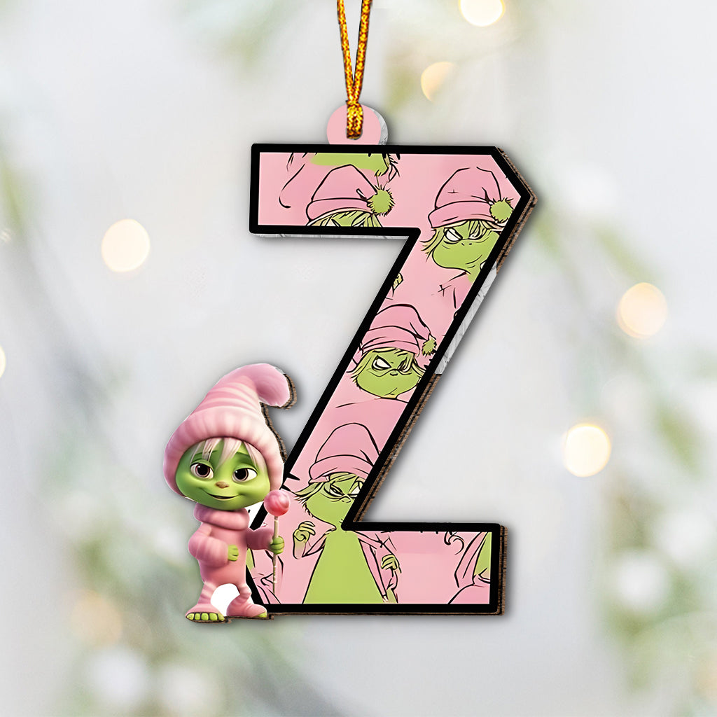 Lettre du Grinch - Étole de Noël personnalisée