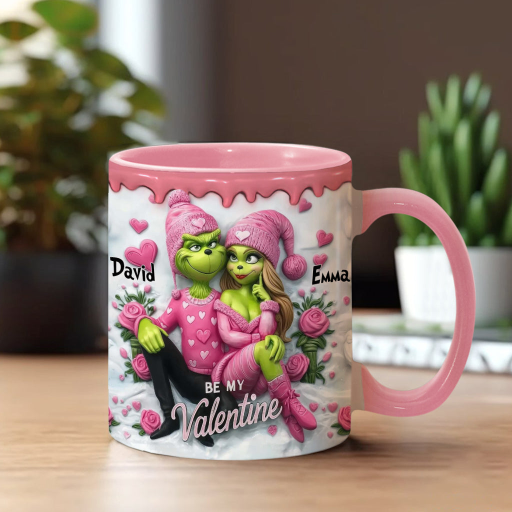 Sois ma/mon Valentin(e) - Mug personnalisé avec étole et décoration de Noël
