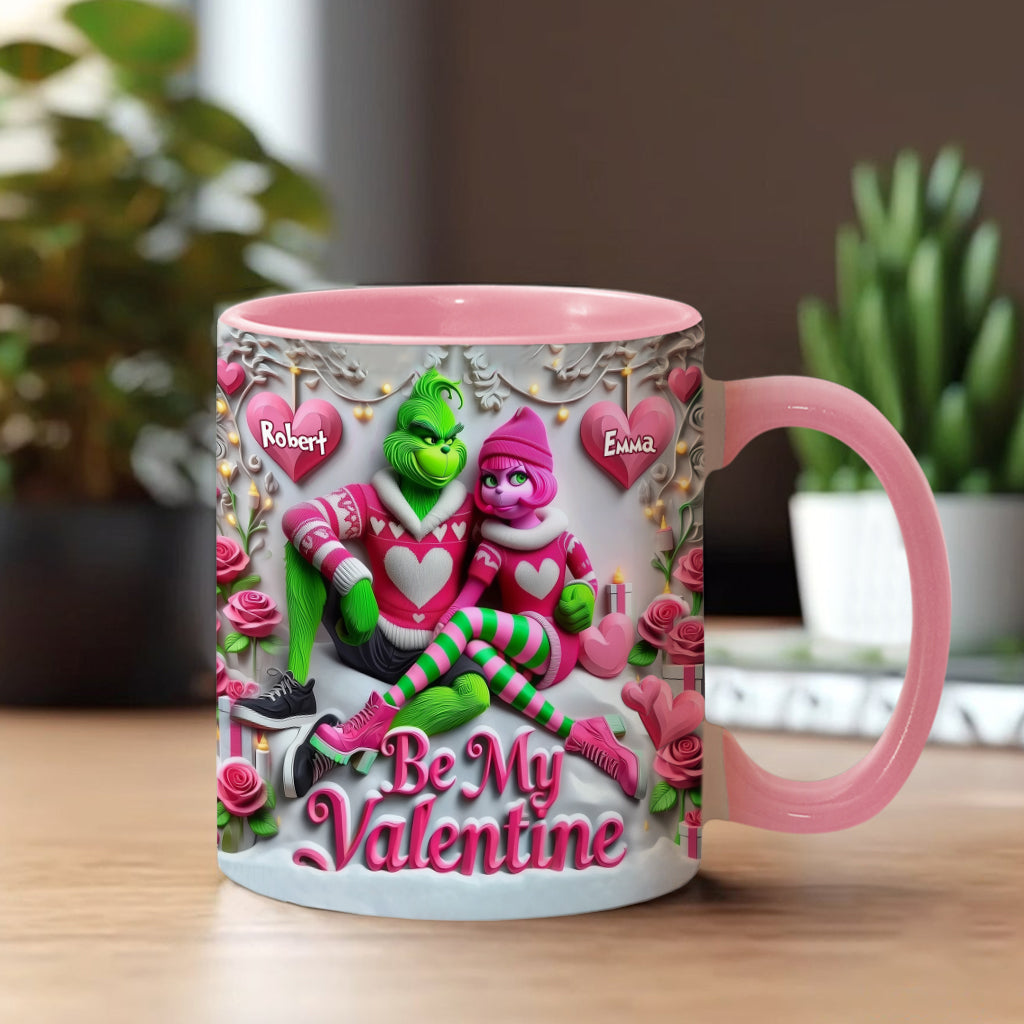 Be My Valentine - Personalized Stole Christmas Accent Mug