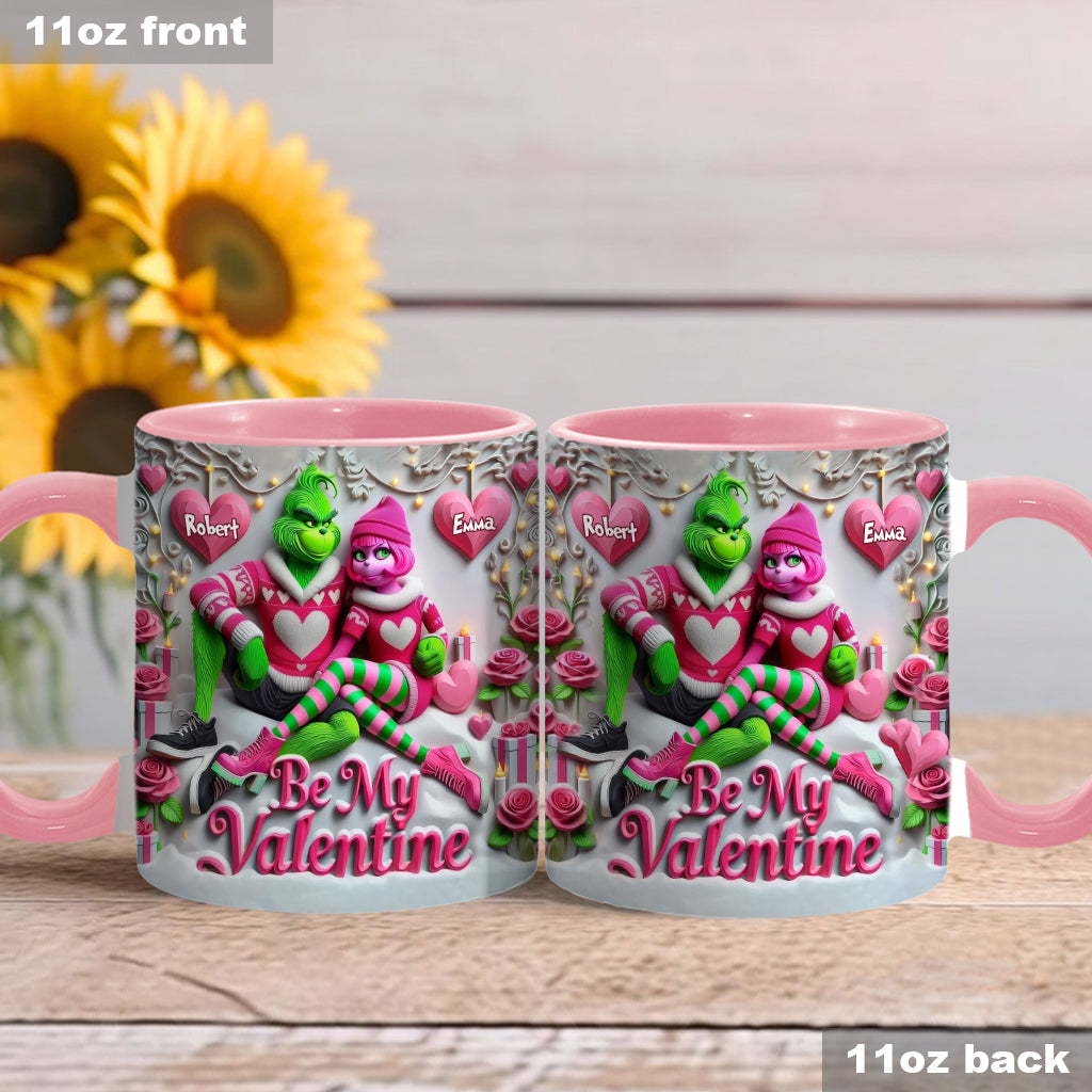 Be My Valentine - Personalized Stole Christmas Accent Mug