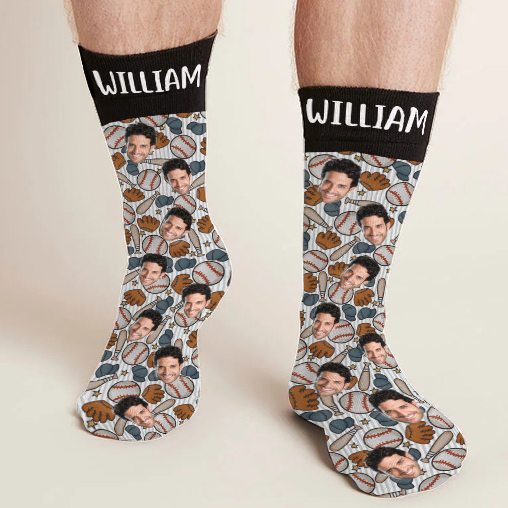 Rien de tel que chez soi - Chaussettes de baseball personnalisées