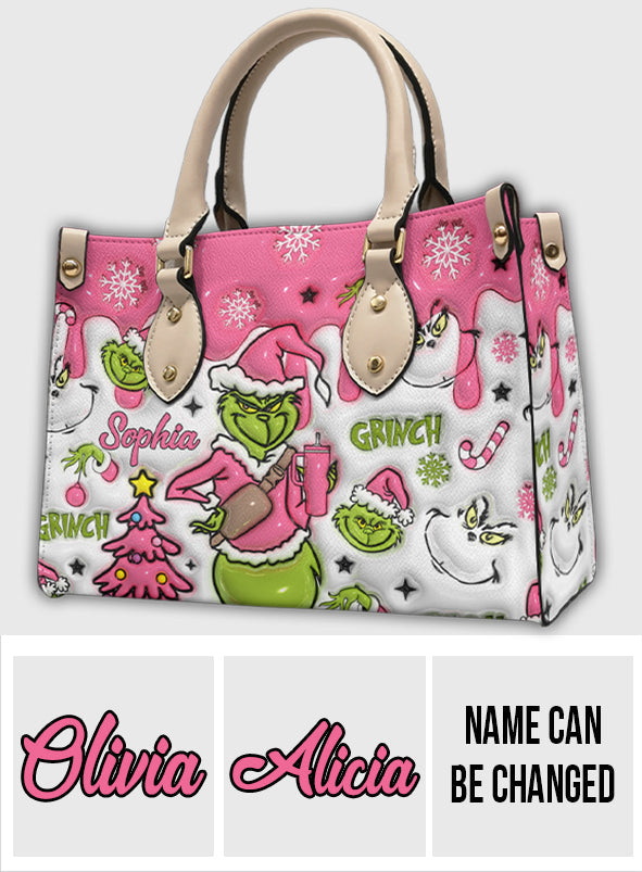 Any Name - Personalized Leather Handbag