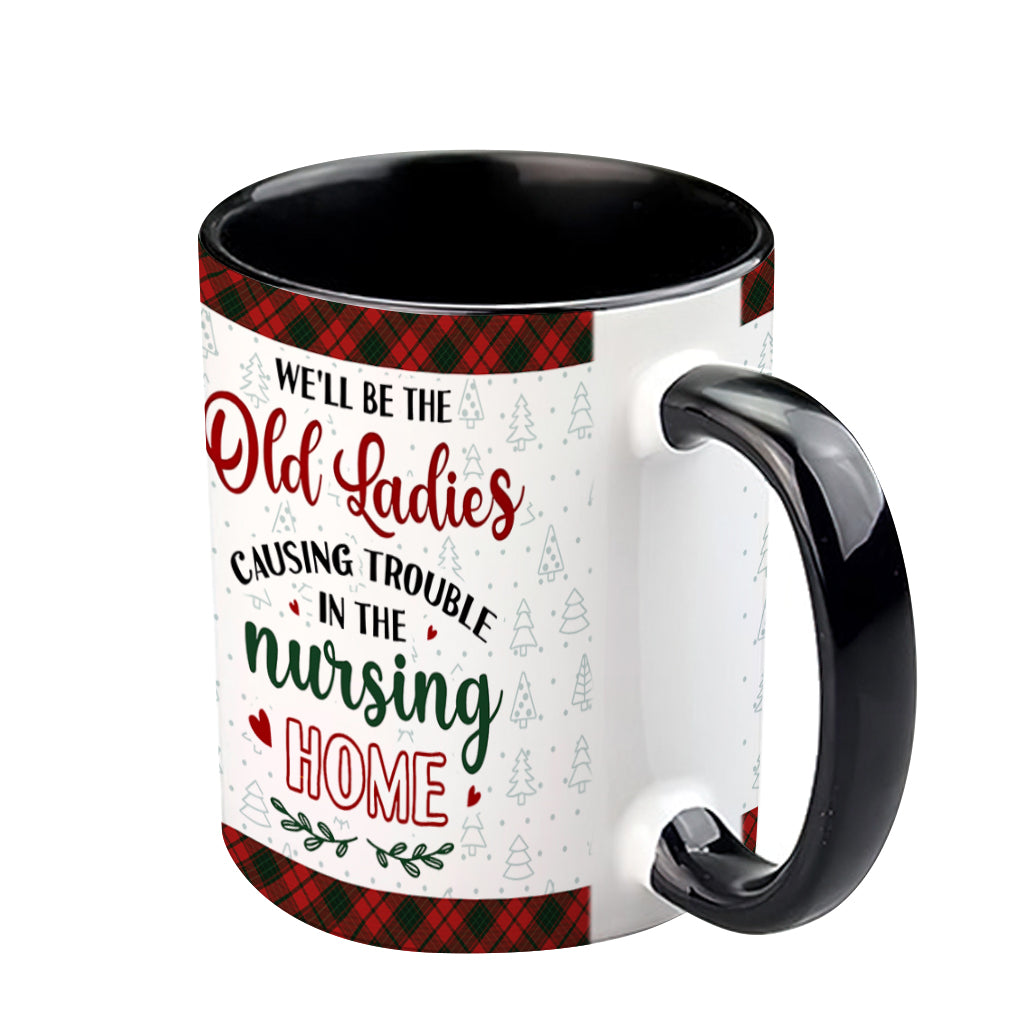 Mug personnalisé « Les vieilles dames qui sèment la pagaille » pour meilleure amie