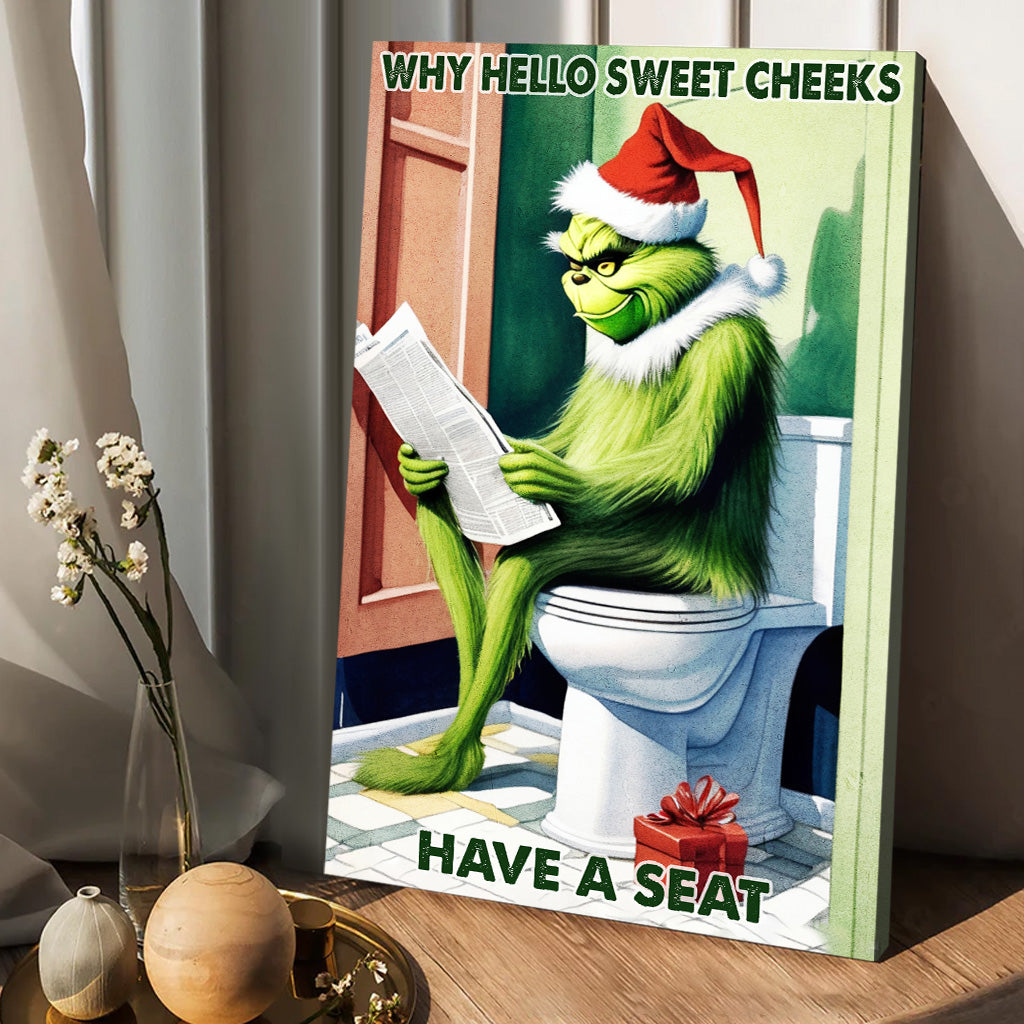 Pourquoi Hello Sweet Cheeks - Toile et affiche de Noël volé