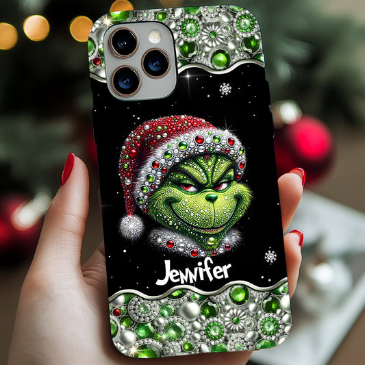 Merry Grinchmas - Personalized Stole Christmas Full Print Phone Case