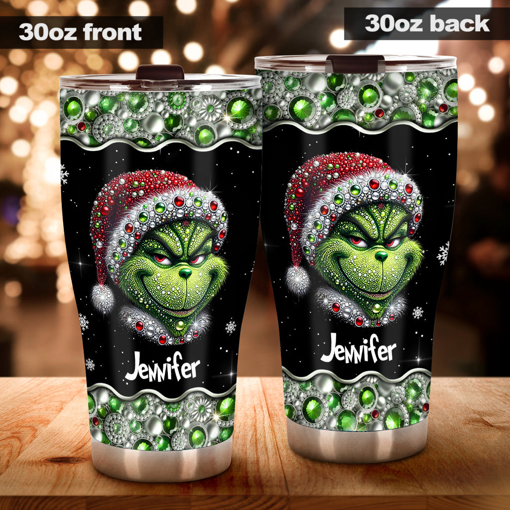 Merry Grinchmas - Personalized Stole Christmas Tumbler