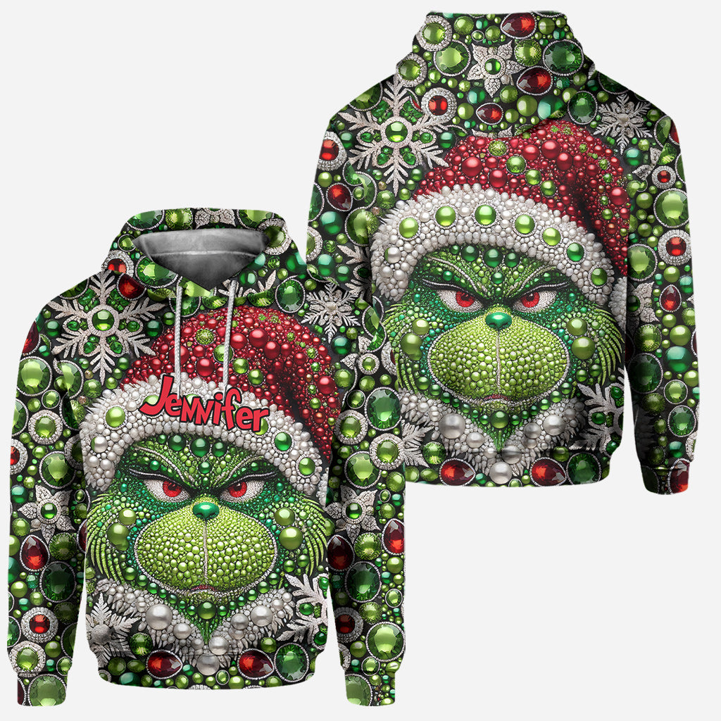 Merry Grinchmas - Personalized Stole Christmas Hoodie and Leggings