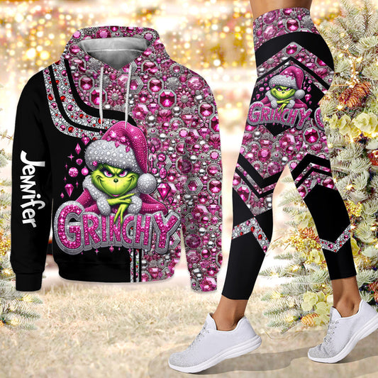 Merry Grinchmas - Personalized Stole Christmas Hoodie and Leggings