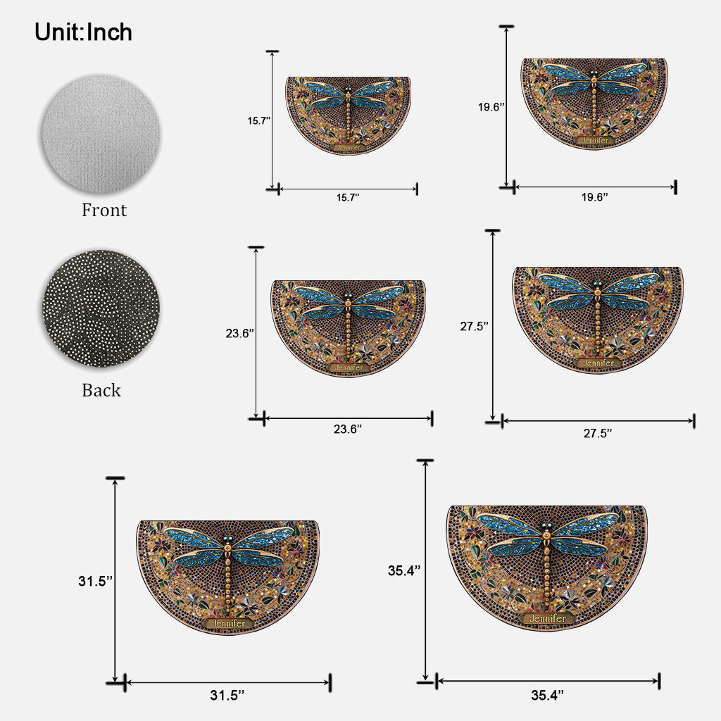 Bienvenue chez un jardinier - Paillasson personnalisé en forme de jardinage