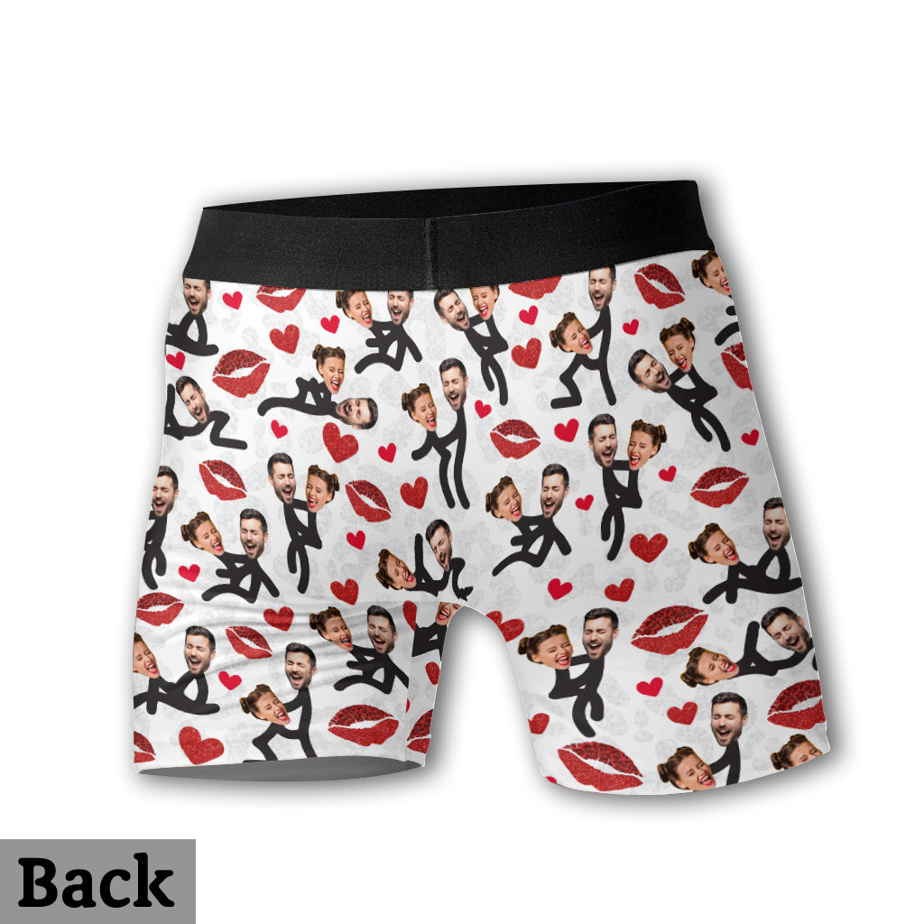 Mon activité préférée : créer des boxers personnalisés pour couples d’hommes.