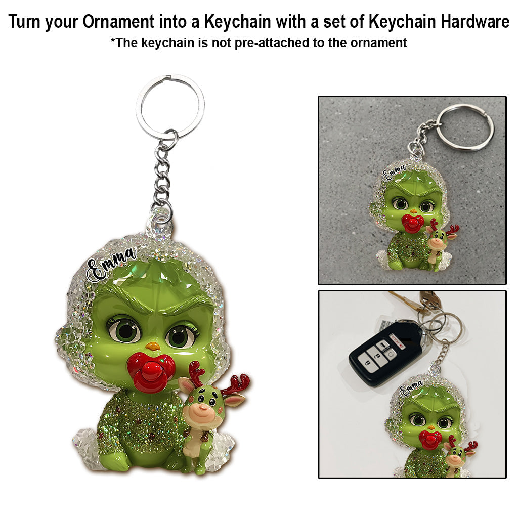 Joyeux Grinchmas - Étole de Noël personnalisée