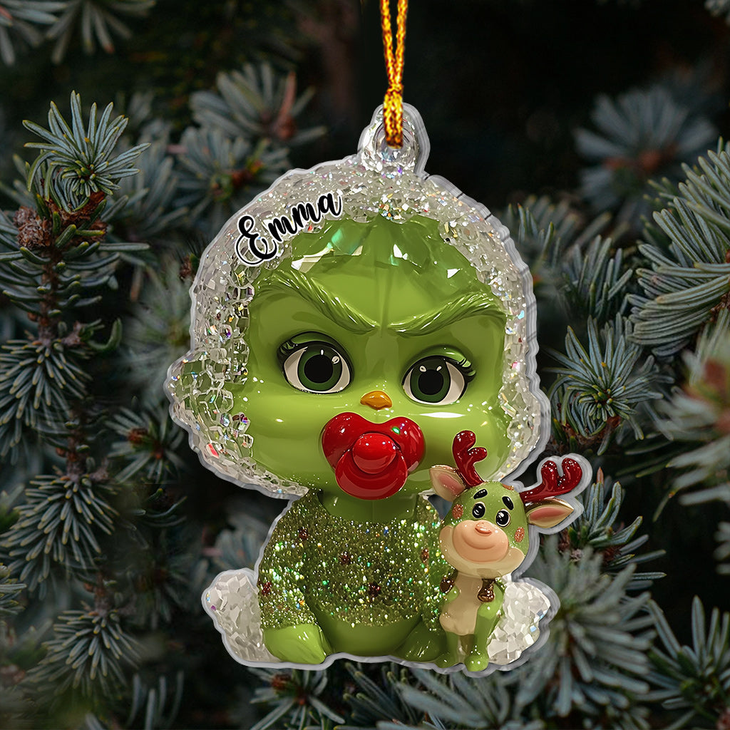 Joyeux Grinchmas - Étole de Noël personnalisée