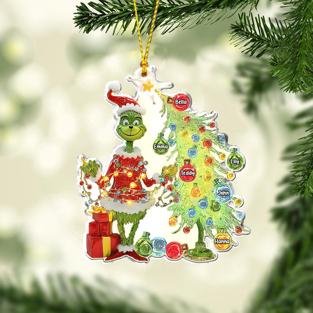 Cadeaux de Noël Grinch pour la famille, les amis et les collègues - Étole de Noël personnalisée