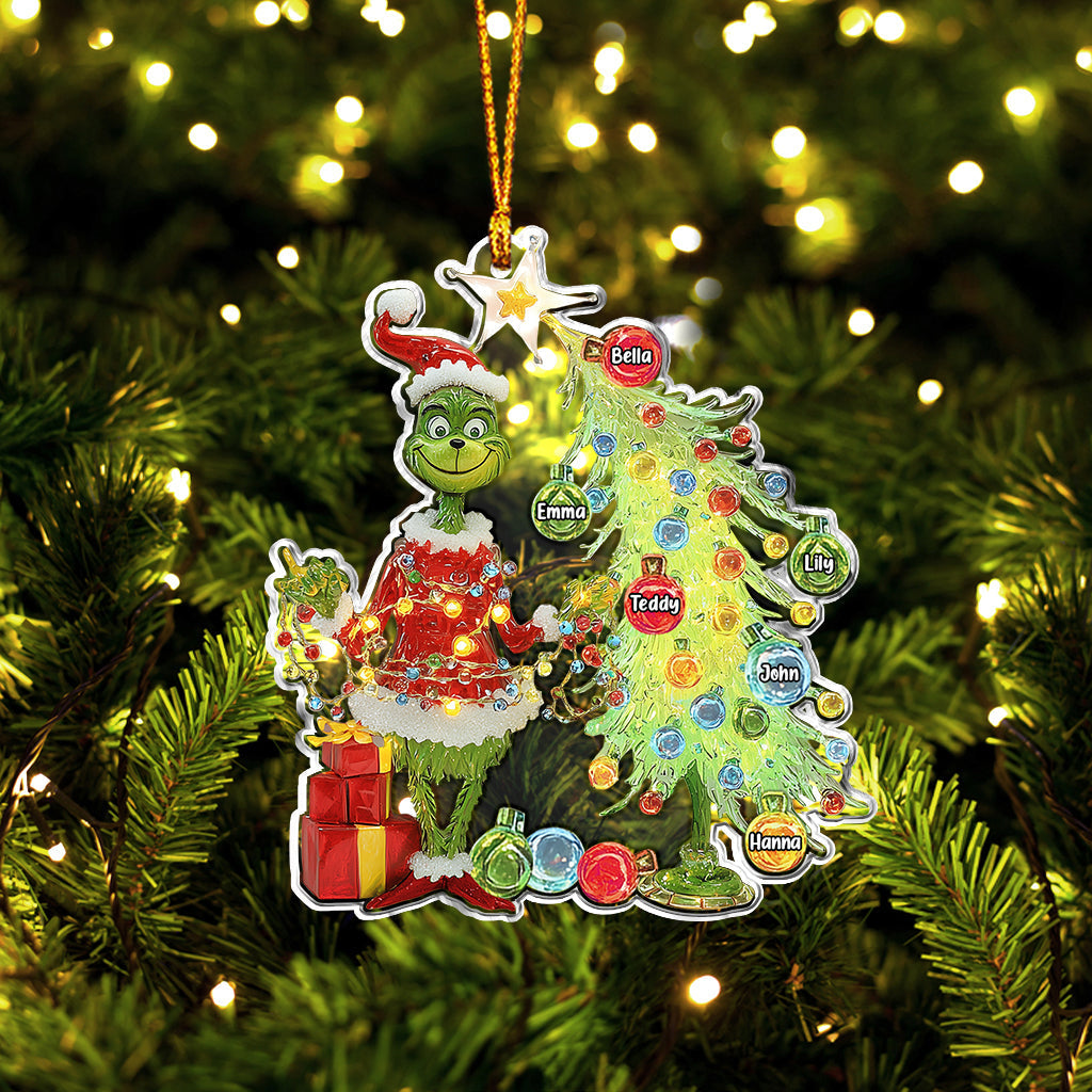 Cadeaux de Noël Grinch pour la famille, les amis et les collègues - Étole de Noël personnalisée