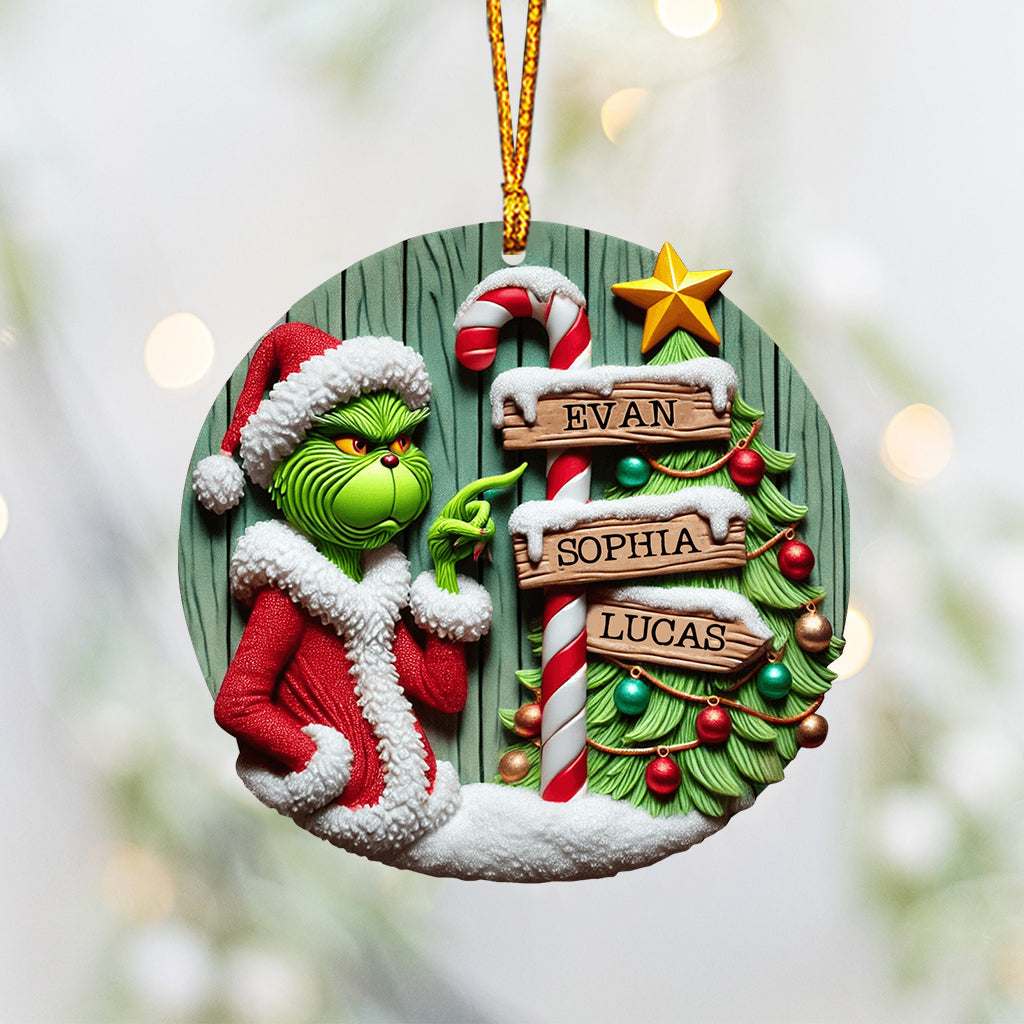 Joyeux Noël - Ornement de Noël personnalisé en forme d'étole