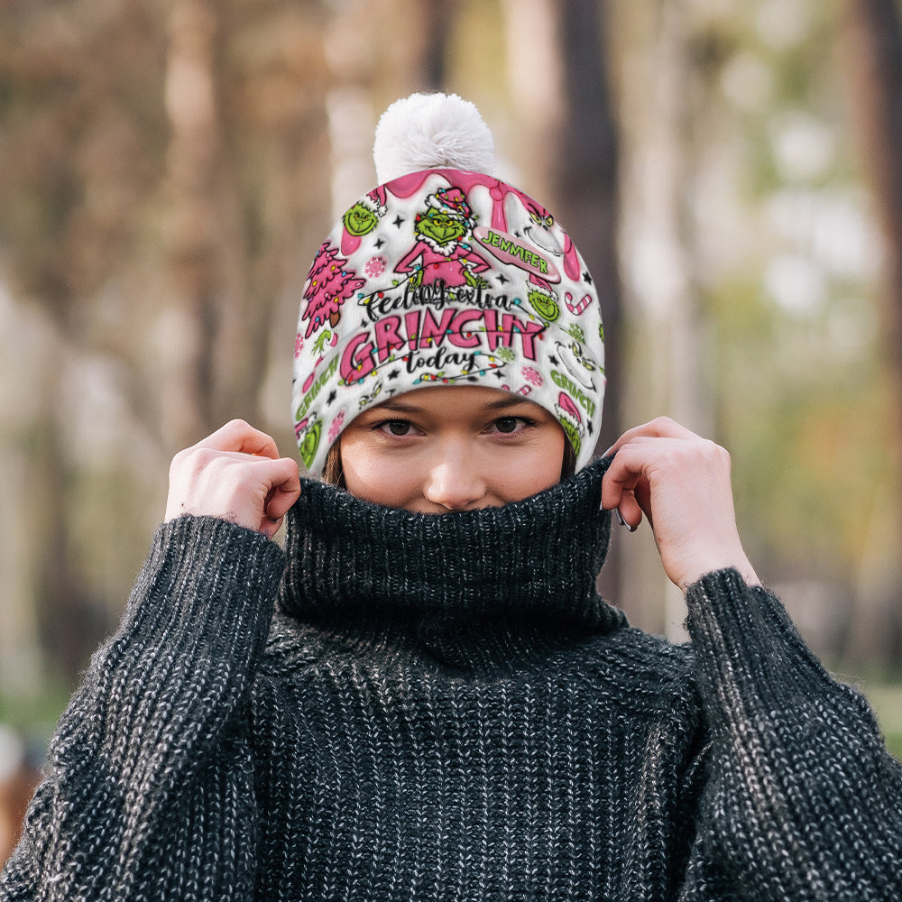 Joyeux Noël - Bonnet de Noël personnalisé avec étole