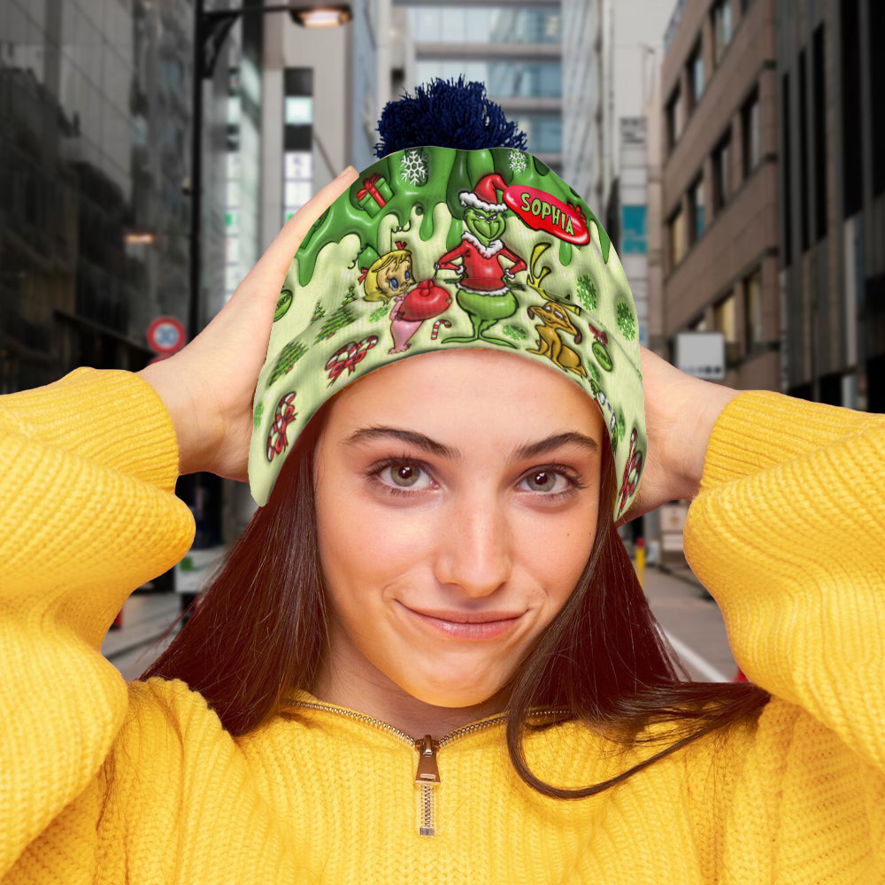 Joyeux Noël - Bonnet de Noël personnalisé avec étole