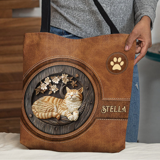 Sac fourre-tout personnalisé pour les amoureux des chats