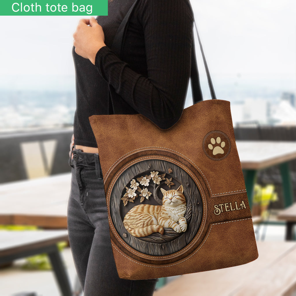Sac fourre-tout personnalisé pour les amoureux des chats