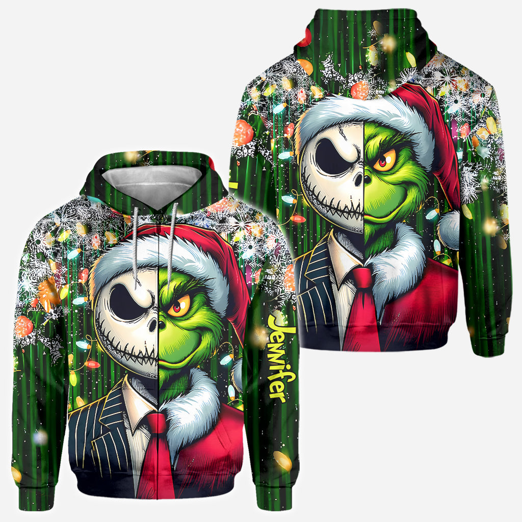 Joyeux Noël - T-shirt personnalisé avec étole de Noël