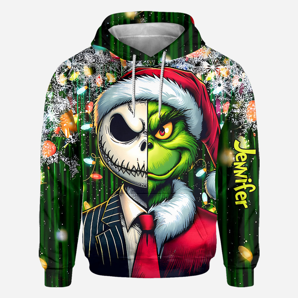 Joyeux Noël - T-shirt personnalisé avec étole de Noël