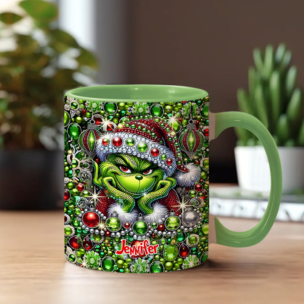Merry Christmas - Personalized Stole Christmas Accent Mug