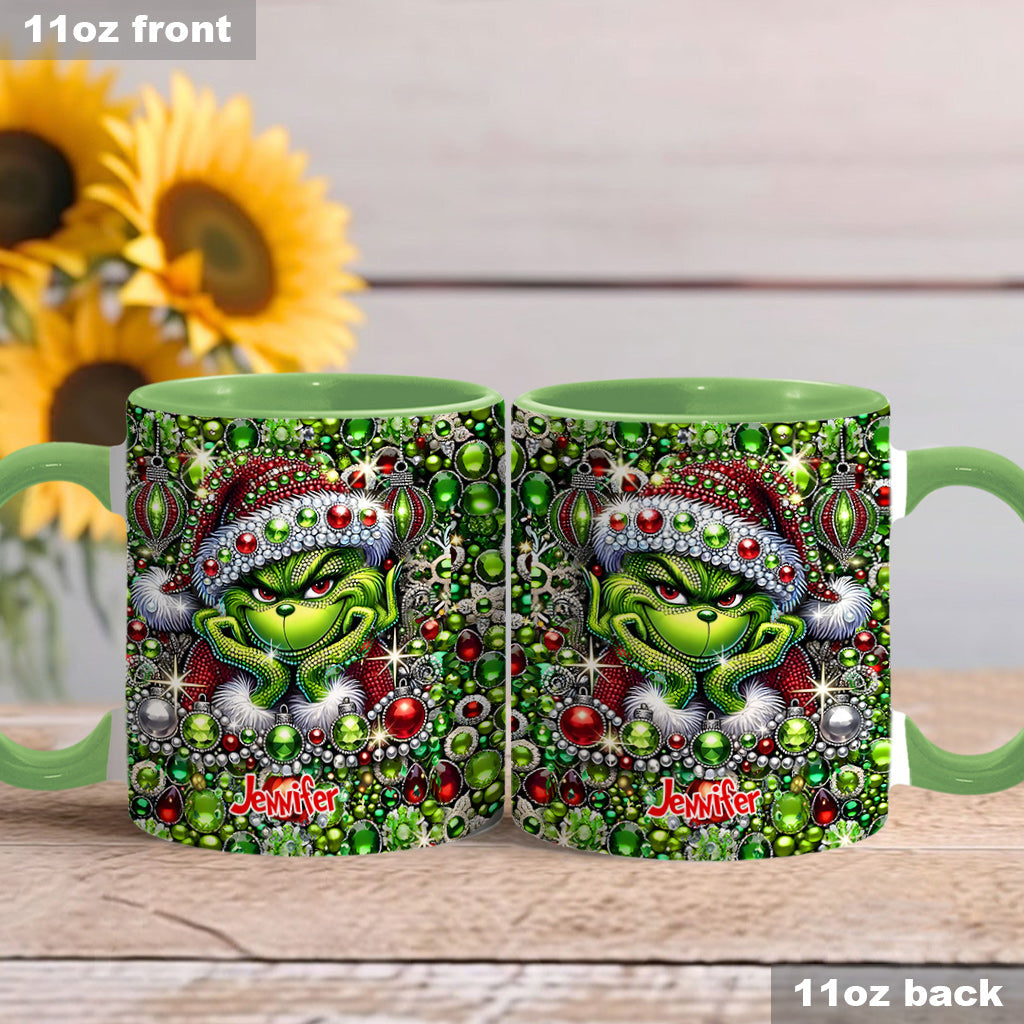 Merry Christmas - Personalized Stole Christmas Accent Mug