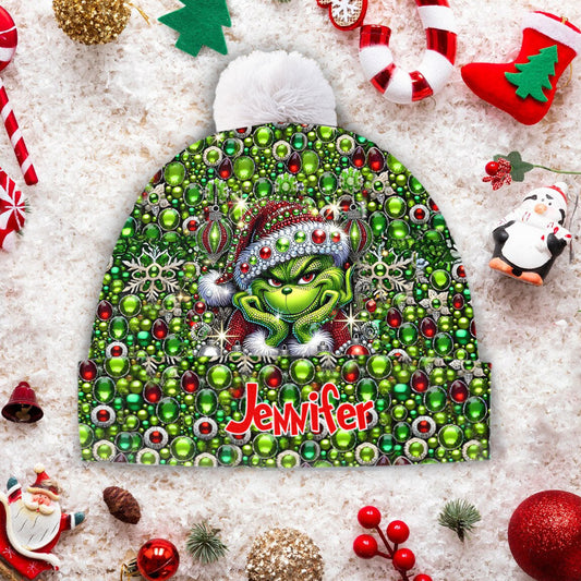 Joyeux Noël - Bonnet de Noël personnalisé avec étole