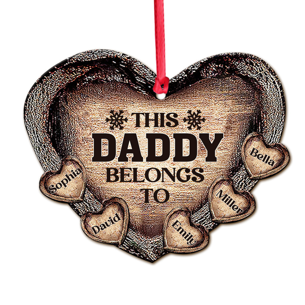 This Dad / Mom / Grandma / Grandpa Belongs To - Personalized Father Ornament