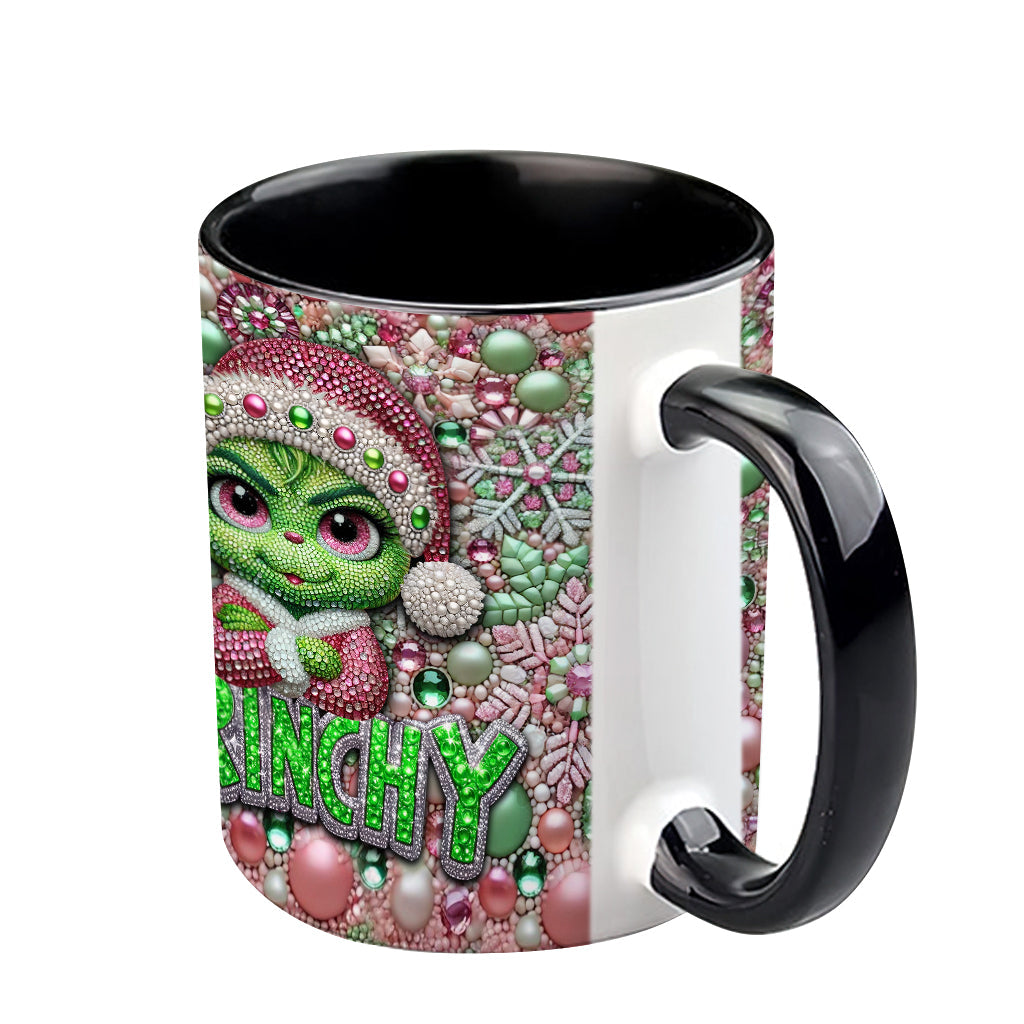Joyeux Grinchmas - Mug personnalisé avec étole de Noël