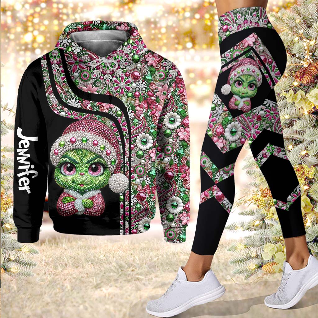 Merry Grinchmas - Personalized Stole Christmas Hoodie and Leggings