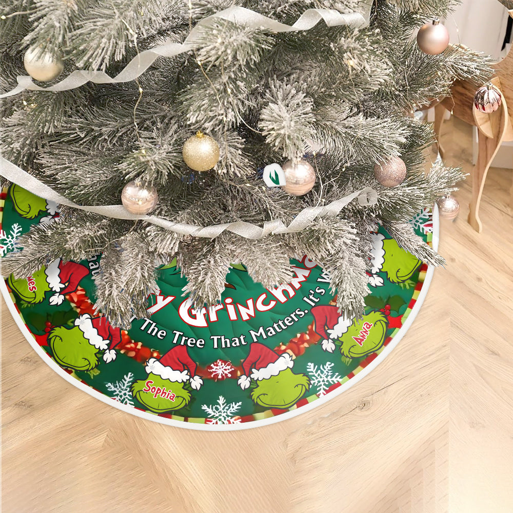 Merry Christmas - Personalized Stole Christmas Tree Skirt