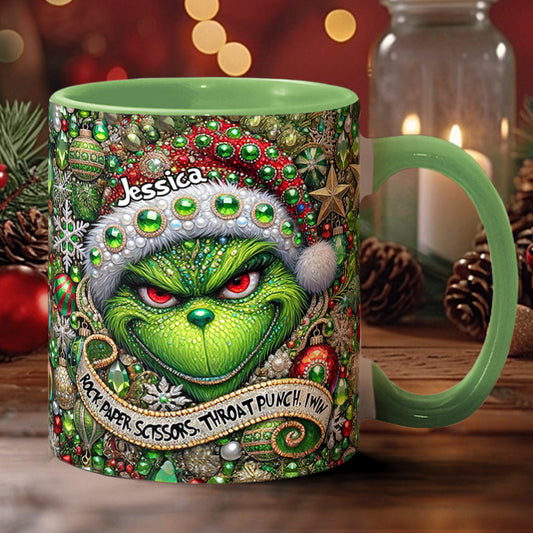 Feeling Extra Green - Personalized Stole Christmas Accent Mug