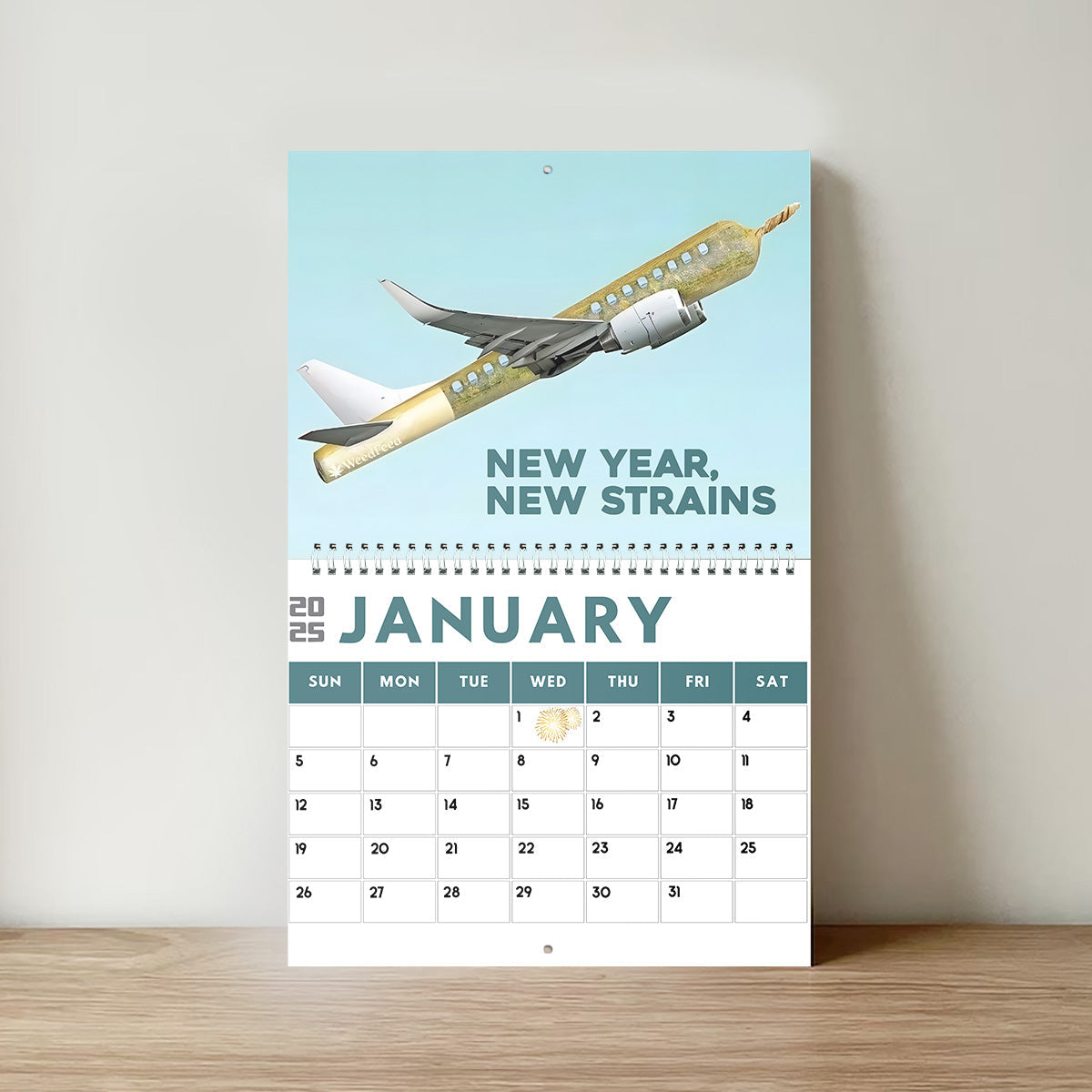 Rolling Dates - Personalized Weed Wall Calendar & Desk Calendar