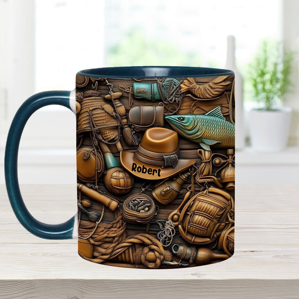 Mug personnalisé « La vie de pêche »