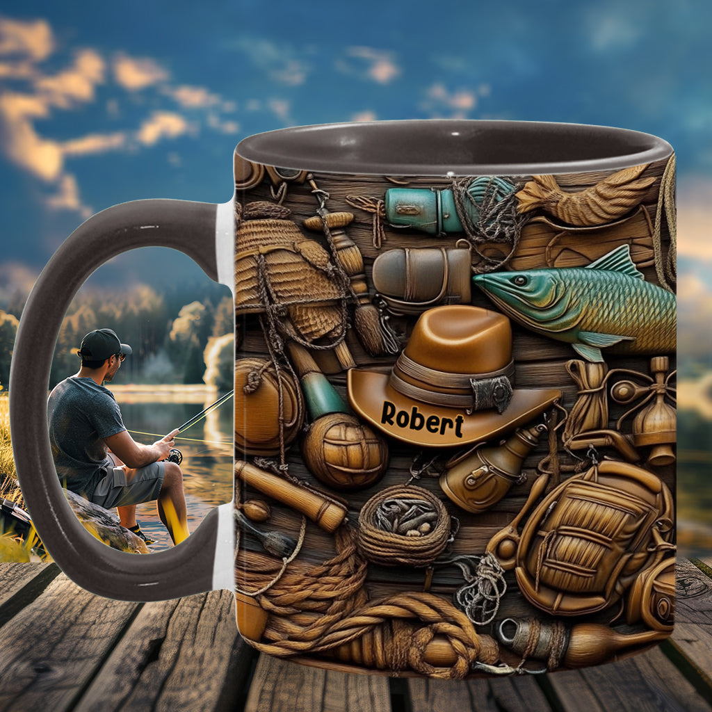 Mug personnalisé « La vie de pêche »