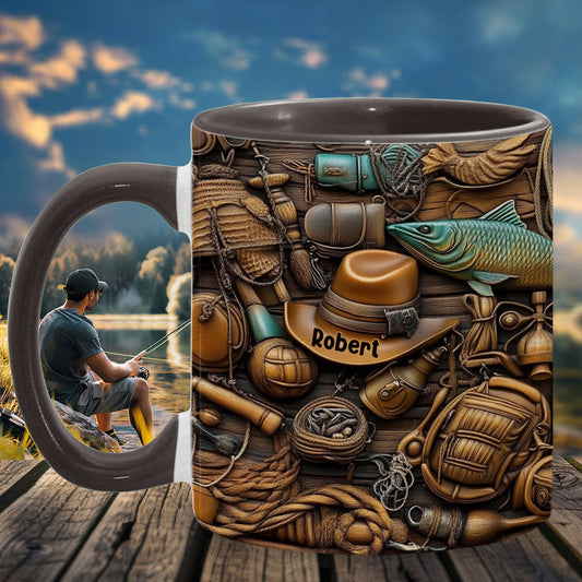 Mug personnalisé « La vie de pêche »