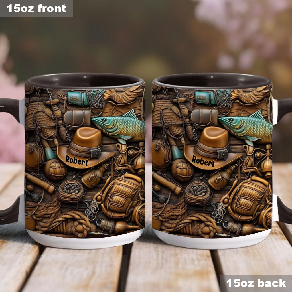 Mug personnalisé « La vie de pêche »