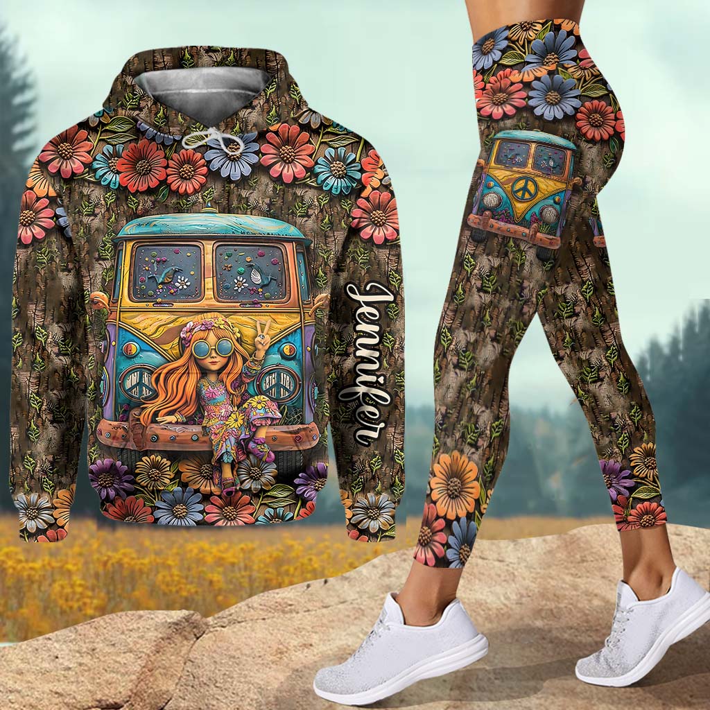 Hippie Soul - Sweat à capuche et legging hippie personnalisés