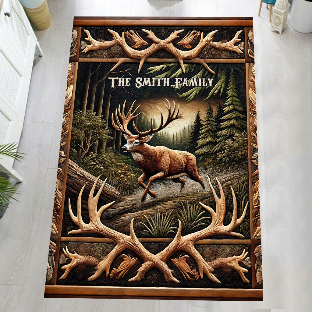 Passionné de chasse - Tapis de chasse personnalisé