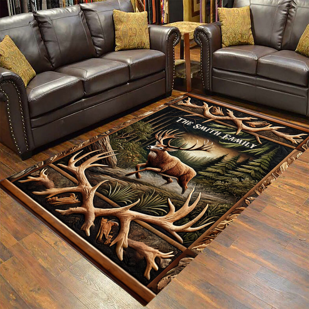 Passionné de chasse - Tapis de chasse personnalisé