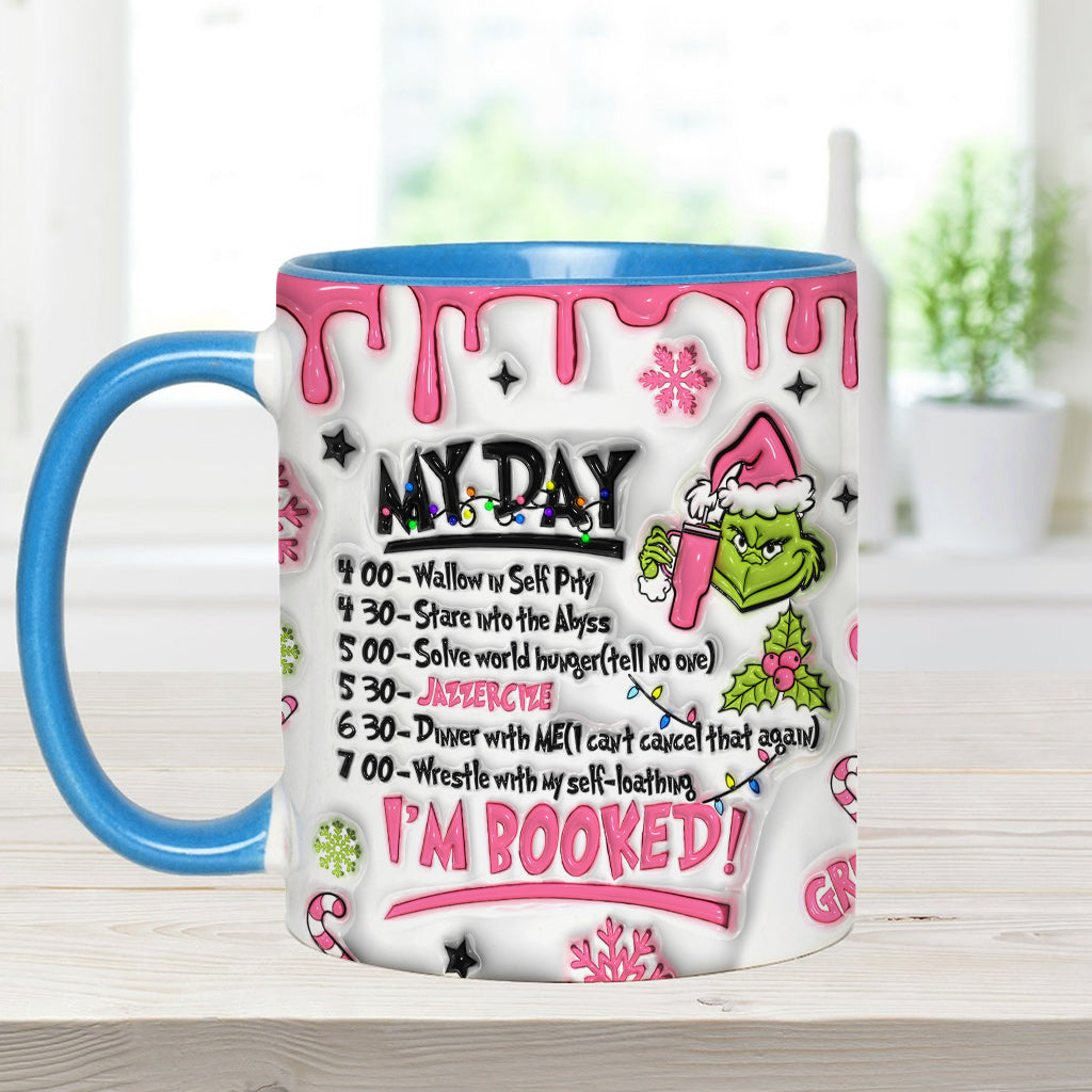 Je suis réservé(e) - Mug de Noël personnalisé avec étole