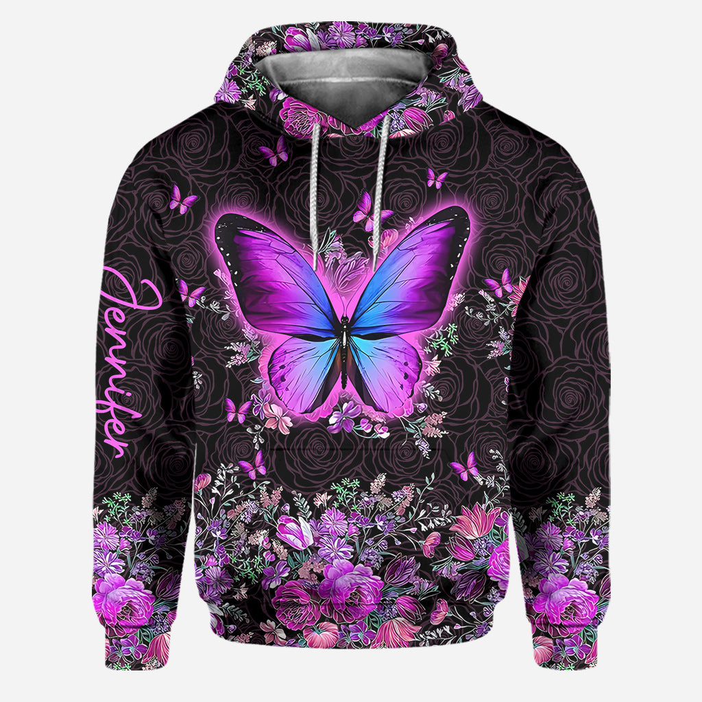 Magnifiques papillons - Sweat à capuche et legging personnalisés à motif papillon